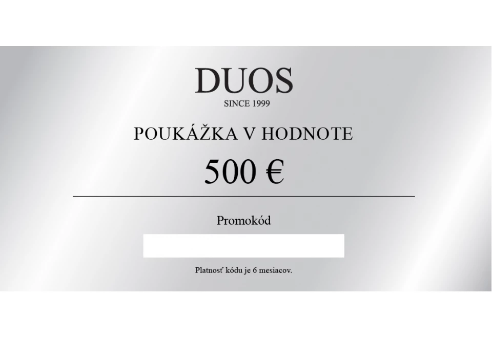 Cyfrowy kupon podarunkowy 500€